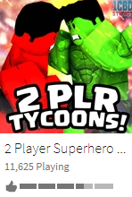 2 Player Superhero Tycoon