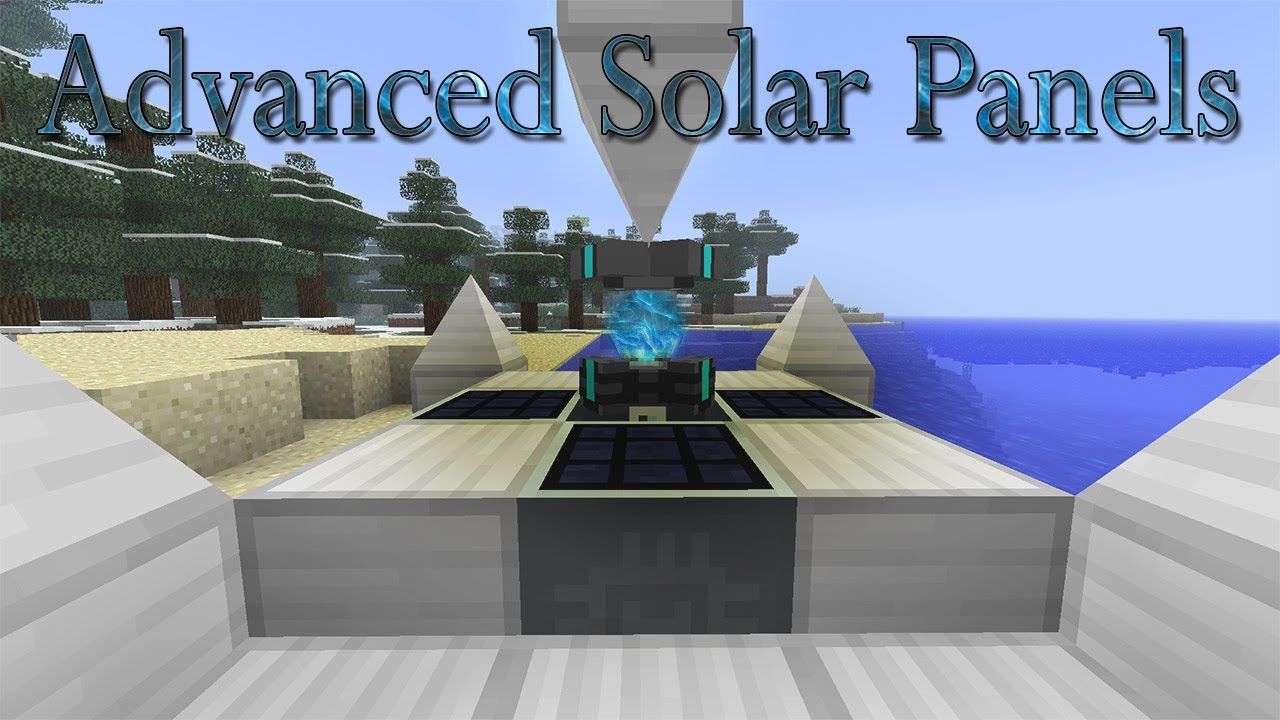 Advanced Solar Panels скачать мод на майнкрафт 1.7.10, 1.12