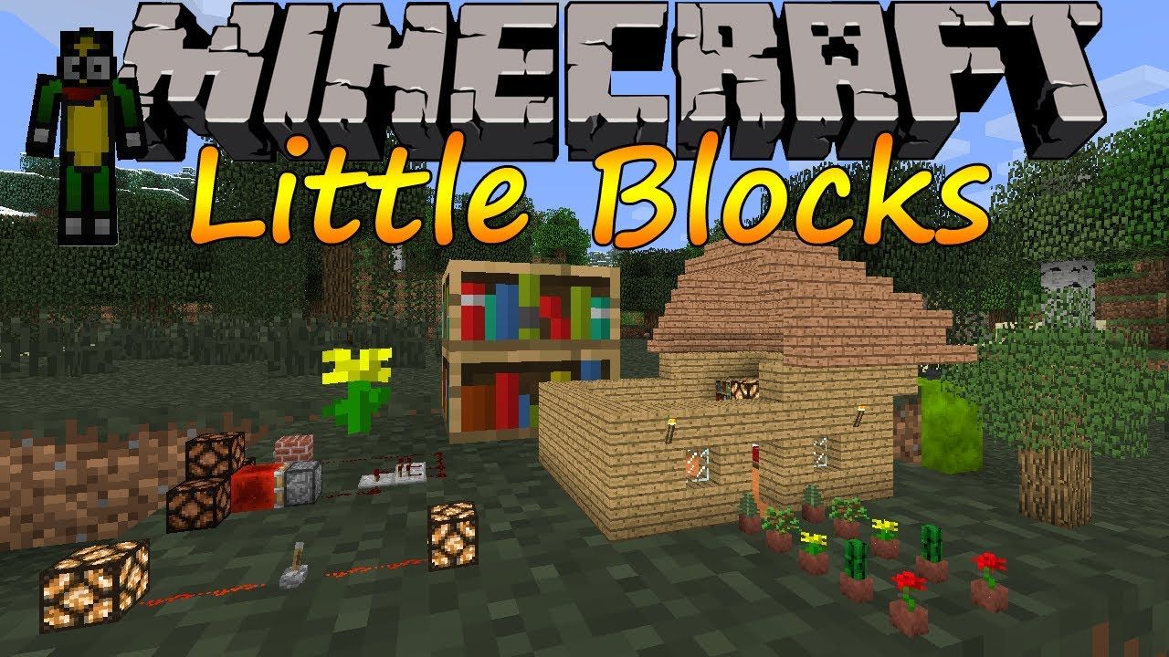 Little Tiles мод на миниатюрные блоки 1.12.2