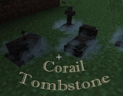 Corail Tombstone надгробие с инвентарем после смерти