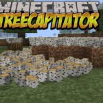 TreeCapitator рубим дерево целиком срубив нижний блок