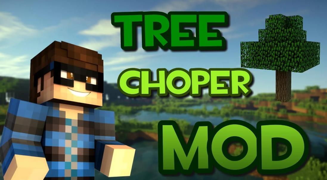 Tree Chopper мод на срубание дерева при повреждении ствола
