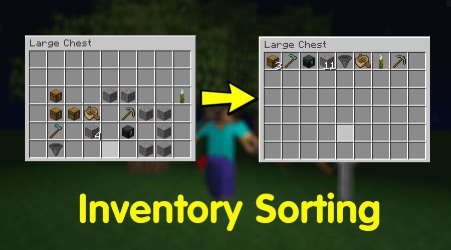 Inventory Sorter сортировка инвентаря