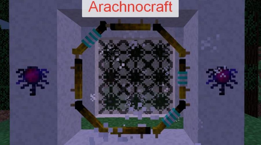 Arachnocraft измерение с пауками и новыми мобами