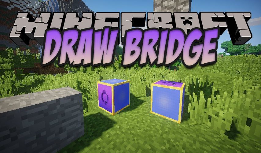 Draw Bridge выдвижные колоны из блоков