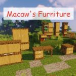 Macaw's Furniture мебель вписывающая в общий стиль майнкрафта