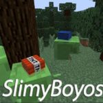 SlimyBoyos слизни носят с собой найденные блоки