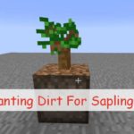 Planting Dirt for Saplings блок с автоматической посадкой растений