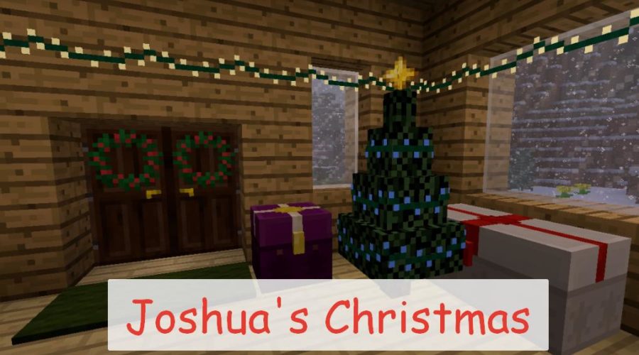 Joshua's Christmas новогодние украшения и еда