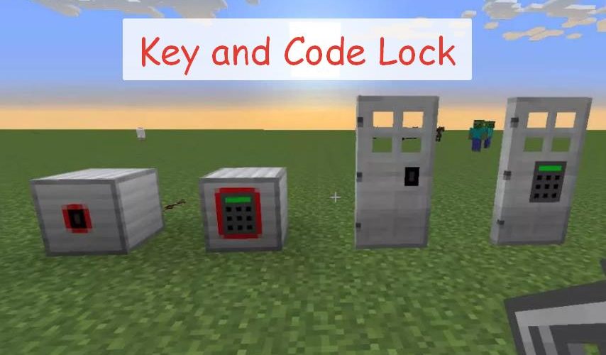 Key and Code Lock двери с замком