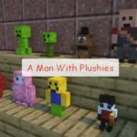 A Man With Plushies плюшевые игрушки