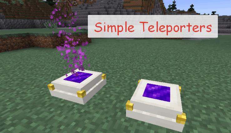 Simple Teleporters простой телепорт в Майнкрафт