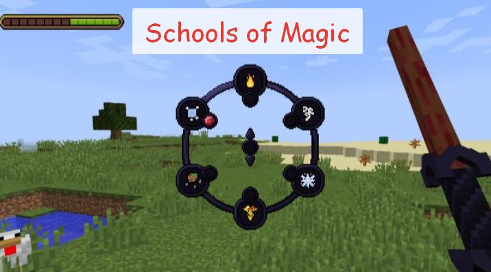 Schools of Magic большой магический мод