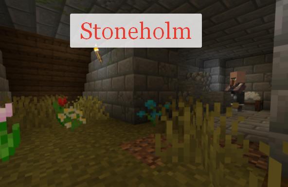 Stoneholm мод на подземные деревни