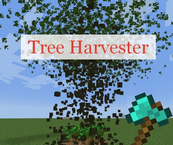 Tree Harvester срубание дерева целиком