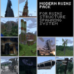 Modern Ruins Pack руины и постройки