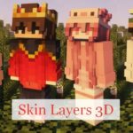 Skin Layers 3D скины (с доп. слоем)