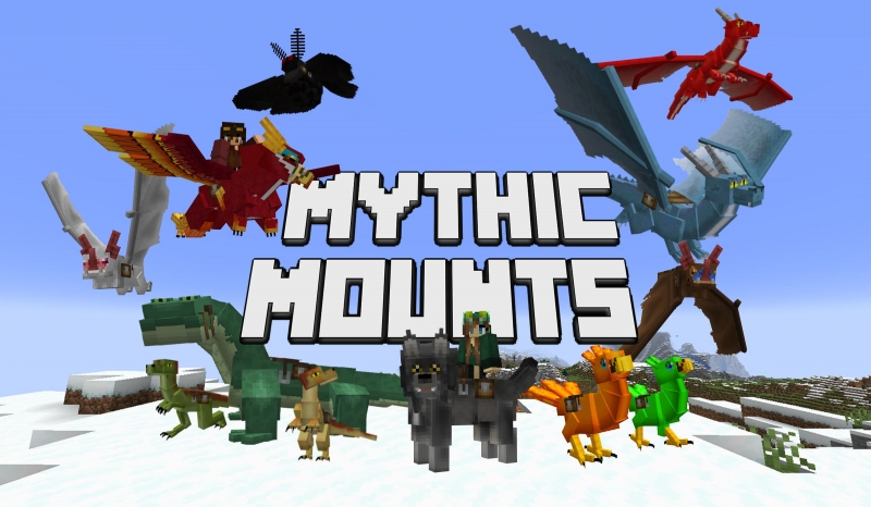 Mythic Mounts мифические существа которых можно приручить