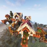 Sky Villages красивые, летающие деревни