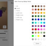 Как сделать разноцветное тело в Роблокс