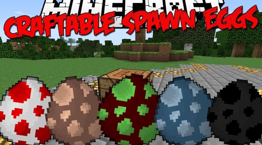 Craftable Spawn Eggs крафт яиц спавна в режиме выживания