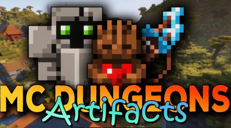 MC Dungeons Artifacts артефакты из майнкрафт Dungeons