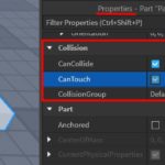 Как убрать коллизию в Роблокс Студио