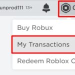 Как посмотреть транзакции роблокс на компьютере