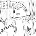 Роблокс ММ2 раскраска