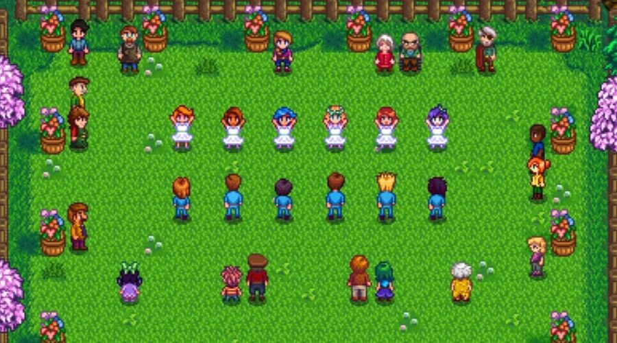 Цветочные танцы в Stardew Valley