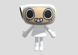 3D модель Шелли из мира Денди