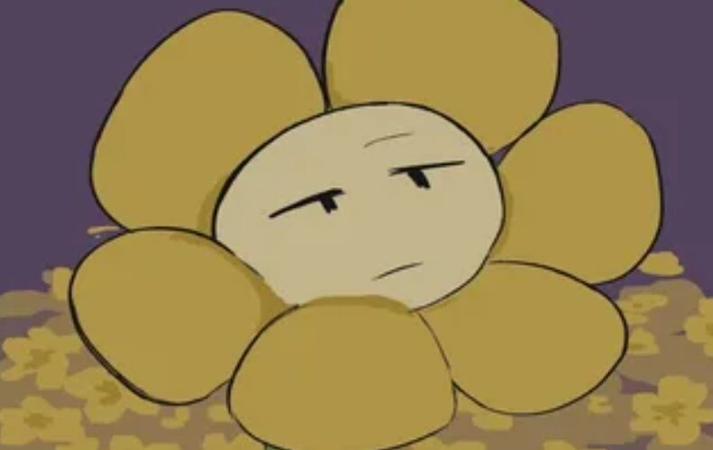 Комикс с Флауи "Ты меня не видишь" из Андертейл